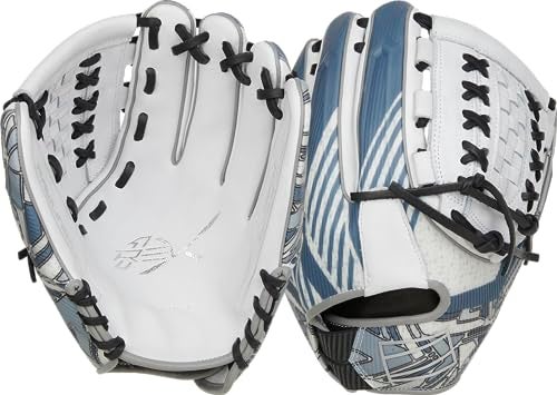 Rawlings | REV1X Fastpitch Softball Glove | Right Hand Throw | 12.25" - X-Laced Basket Web | White - Image 1