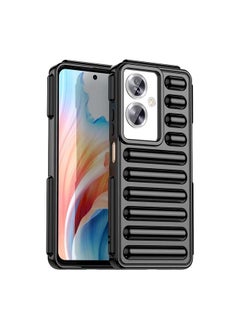 For OPPO A79 Capsule Series Candy Color IMD Phone Case(Black)