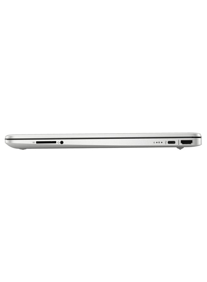 HP 15-dy5131wm (Upgraded Version) Laptop With 15.6-Inch FHD Display, Core i3-1215U Processor/8GB RAM/256GB SSD/Intel UHD Graphics/Windows 11 English/Arabic Natural Silver - Image 4