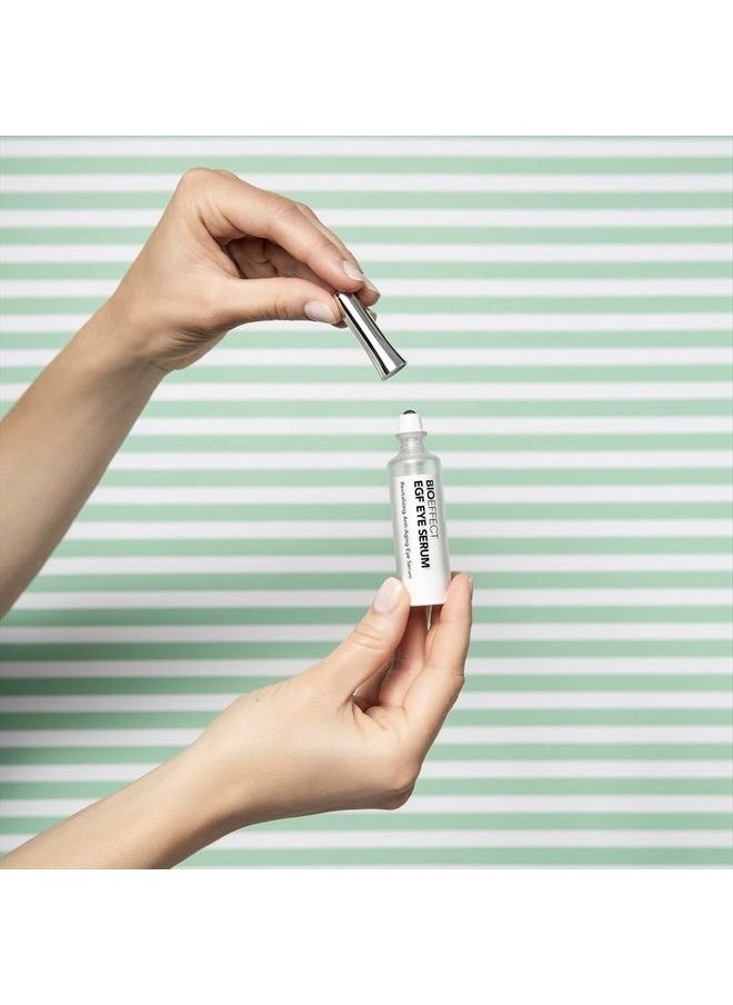Bioeffect - BIOEFFECT EGF Eye Serum with De-Puffer Rollerball, Anti-Aging, Moisturizing Contour Gel To Visibly Reduce Wrinkles, Puffiness, Fine Lines with Barley Growth-Factor Protein - Image 1