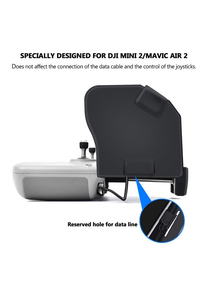 STARTRC STARTRC Sun Hood Sunshade for DJI Mavic Mini 2/Mavic Air 2 Controller Accessories for 4.4-7.1inch Smartphone Screen - Black  - Image 3