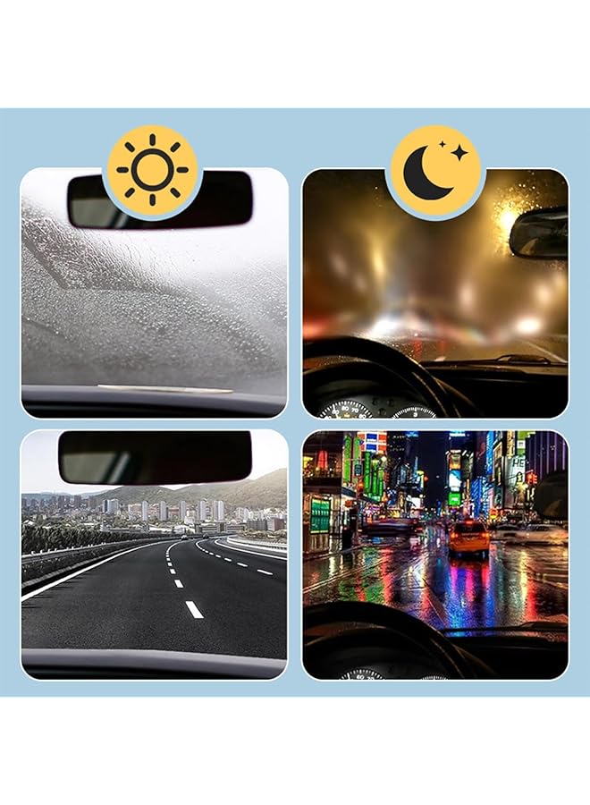 Excefore Multifunctional Glass Oil Film Foam Remover, 2 Pcs Glass Oil Film Remover For Car With Sponge Towel, Car Glass Oil Film Cleaner, Glass Stain Removal Cleaner, Oil Film Remover For Car Window - Image 5