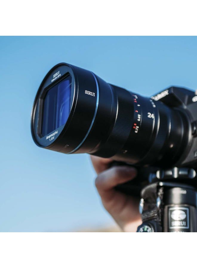 SIRUI 24mm Anamorphic Lens F2.8 1.33X APS-C Camera Lens for MFT Mount, Blue Flare - Image 2