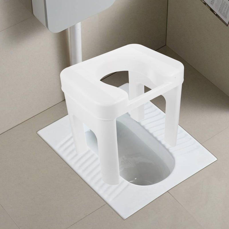 🚽 كرسي درج من مادة البولي بروبيلين متين مناسب للحمامات وغرف النوم - Image 1