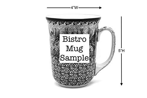 Polish Pottery Gallery Polish Pottery Mug - 16 oz. Bistro - Boo Boo Kitty - Image 2