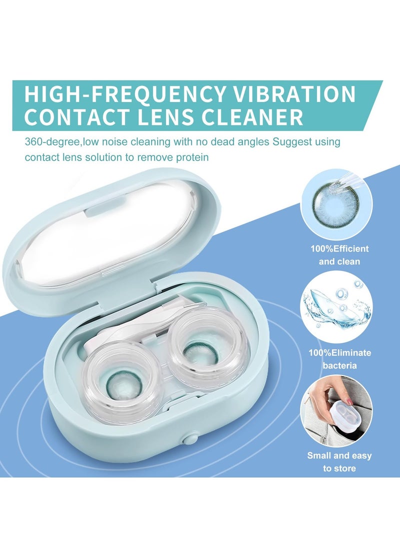Lens Cleaner,  Lens Cleaner Machine, Portable Ultrasonic  Lens Cleaner,  Lens Cleaning Machine Fit Disposal Soft Lens, Colored  Lens, RGP Lens and OK Lens - Image 1