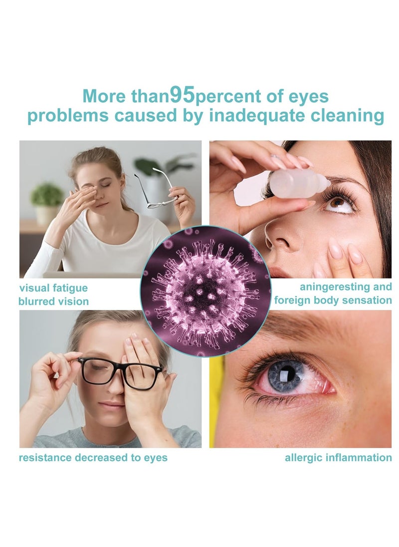 Lens Cleaner,  Lens Cleaner Machine, Portable Ultrasonic  Lens Cleaner,  Lens Cleaning Machine Fit Disposal Soft Lens, Colored  Lens, RGP Lens and OK Lens - Image 2