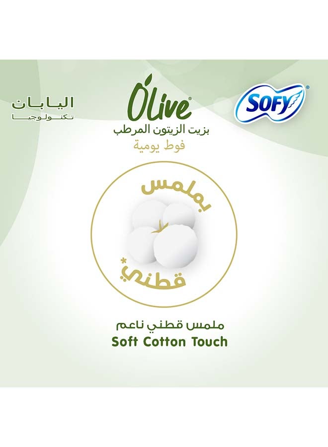 SOFY Olive Daily Panty Liner, Large 175 mm, Pack of 38 Panty Liners - Image 5