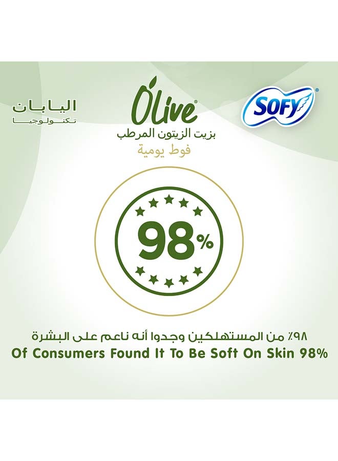 SOFY Olive Daily Panty Liner, Large 175 mm, Pack of 38 Panty Liners - Image 3