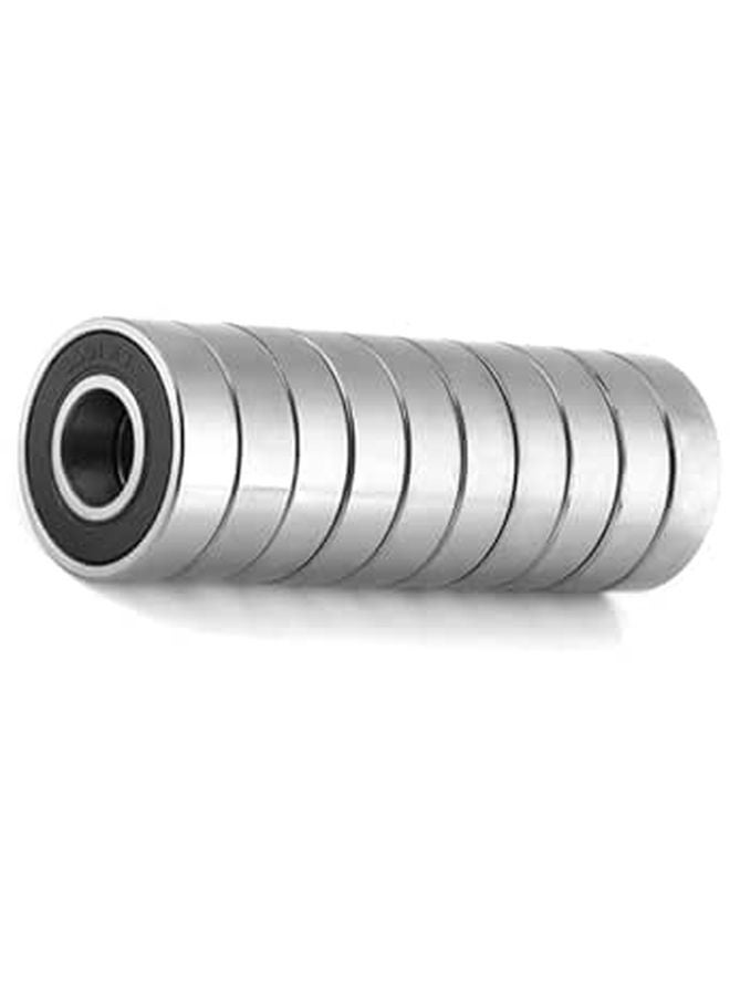 10 حزمة محامل كريات ذات أخاديد عميقة مغلقة بالمطاط متعددة الاستخدامات 12x28x8 مم - Image 1