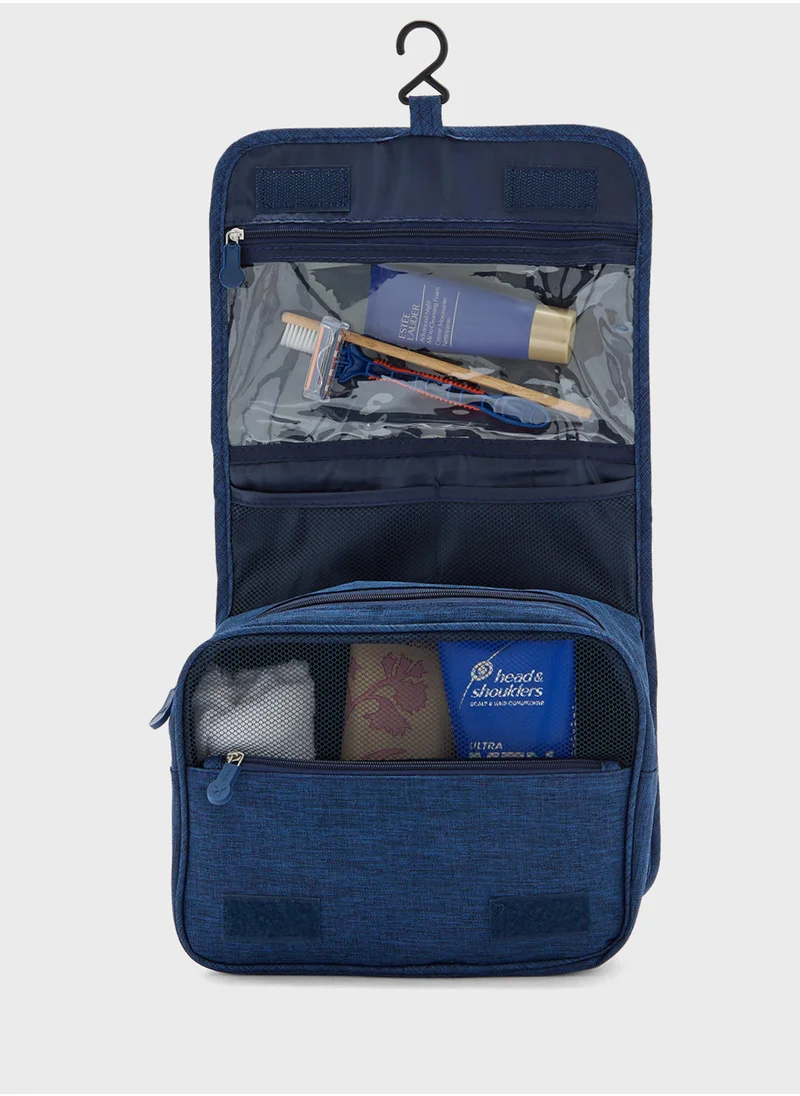 Seventy Five Unisex Multiple Compartment Travel Wash Bag Organi