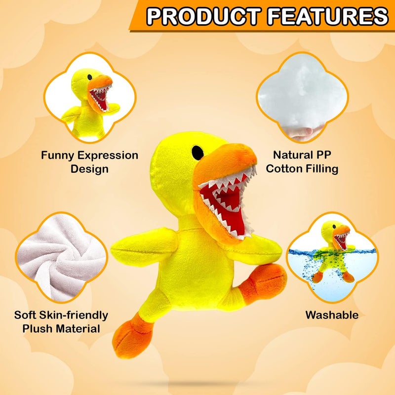 TwCare Yellow Plush Toy for Kids Adults, Playing with Family, Soft Stuffed Animal Plushie Toys, Plushies Birthday Thanksgiving Christmas Festival Night Party Favor Supplies Game Fans - Image 3