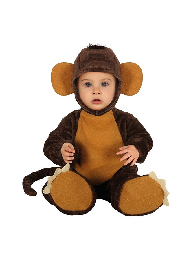 Fiestas Guirca - Little Monkey Baby Costume, 6-12 Months - Image 1