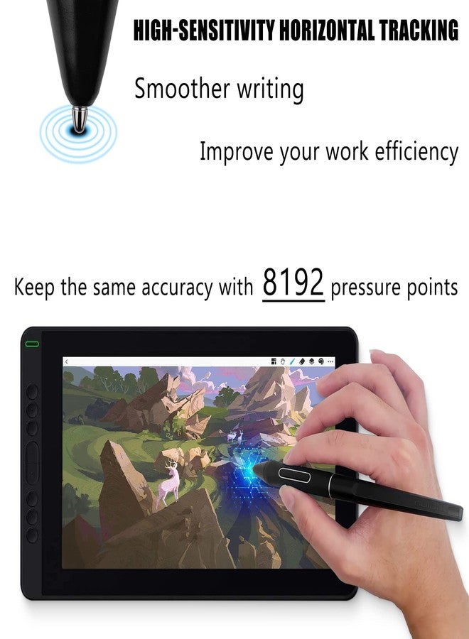 REEYEAR No Worn Out Titanium Alloy Fine Pencil Nibs Compatible with Huion PW517 Digital Stylus,PN05F Ballpoint Replacement Tips fits for Kamvas 13/22 Plus/24 Pro 4K, Kamvas 16 Pro Plus 4K Display Pen,2 Pcs - Image 2