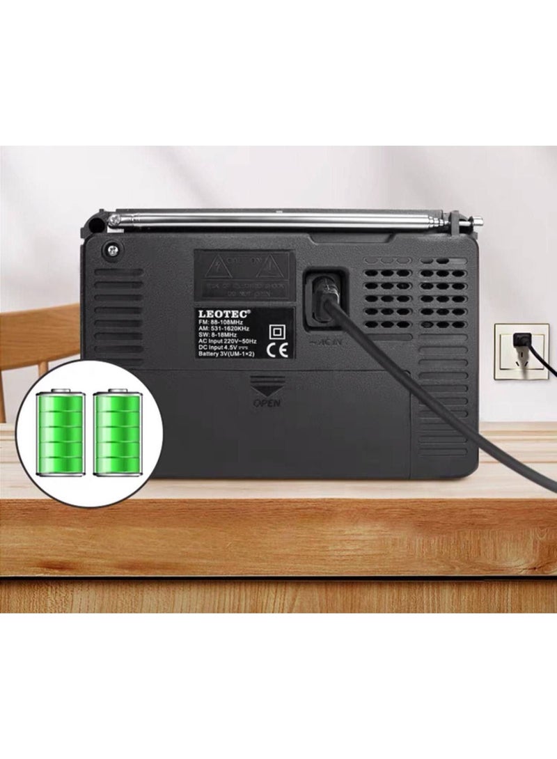 راديو متعدد الموجات 4 باند – استقبال قوي وصوت نقي للاستماع لجميع المحطات بسهولة Z - Image 3