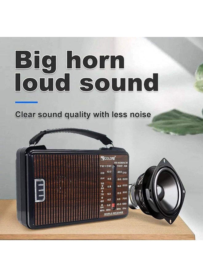 راديو متعدد الموجات 4 باند – استقبال قوي وصوت نقي للاستماع لجميع المحطات بسهولة Z - Image 4