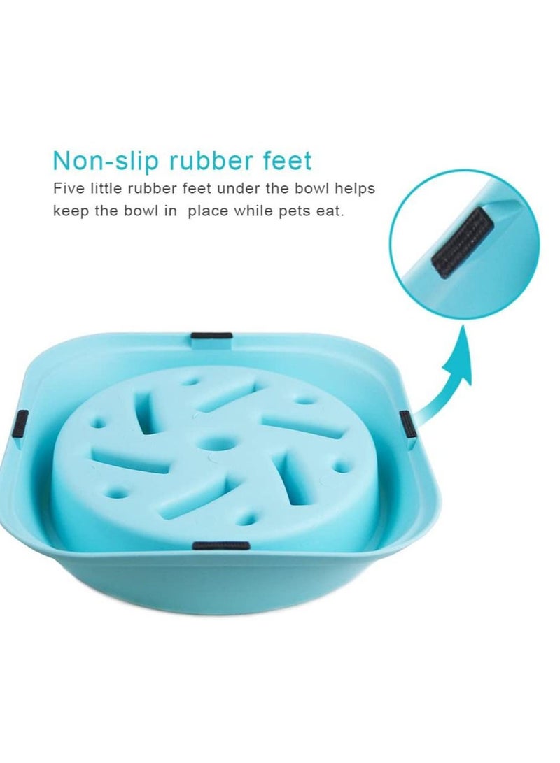 SYOSI وعاء تغذية الحيوانات الأليفة المرح للكلاب - تغذية بطيئة للقطط - غير قابل للانزلاق - مضاد للاختناق للكلاب الكبيرة والمتوسطة والصغيرة - Image 5