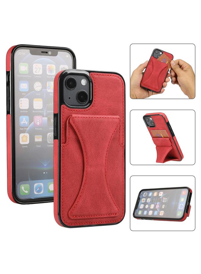 Zaboon Case For iPhone 13 mini Ultra-thin Shockproof Protective Case with Holder & Metal Magnetic Function - Image 1