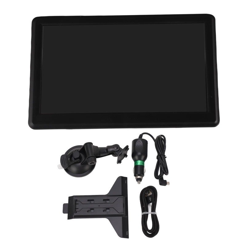 7 Inch GPS Navigation White TFT-LCD Touch Screen Display - Car GPS Navigator with 8G Memory Built-In Lithium-Ion Battery for Vehicle - Image 1