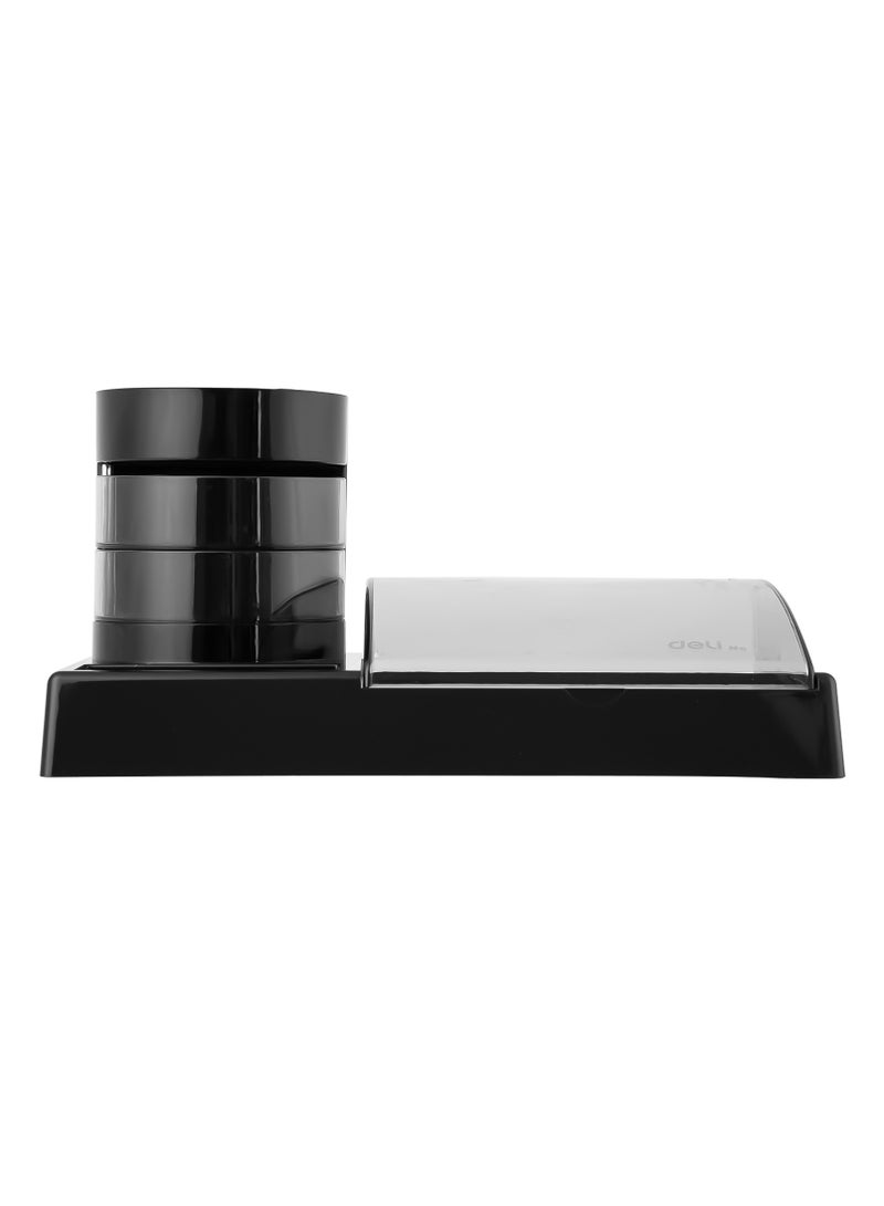Deli E903 Desk Organizer - 262脳129脳115mm, Black - Image 2