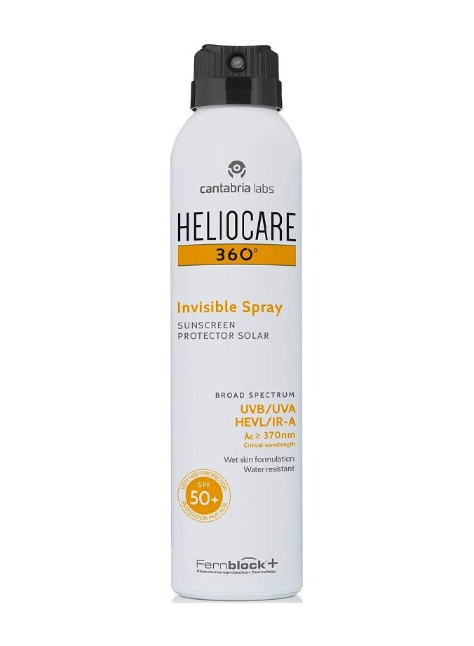بخاخ هيليوكير 360 درجة غير مرئي بعامل حماية من الشمس 50+ 200 مل - Image 1