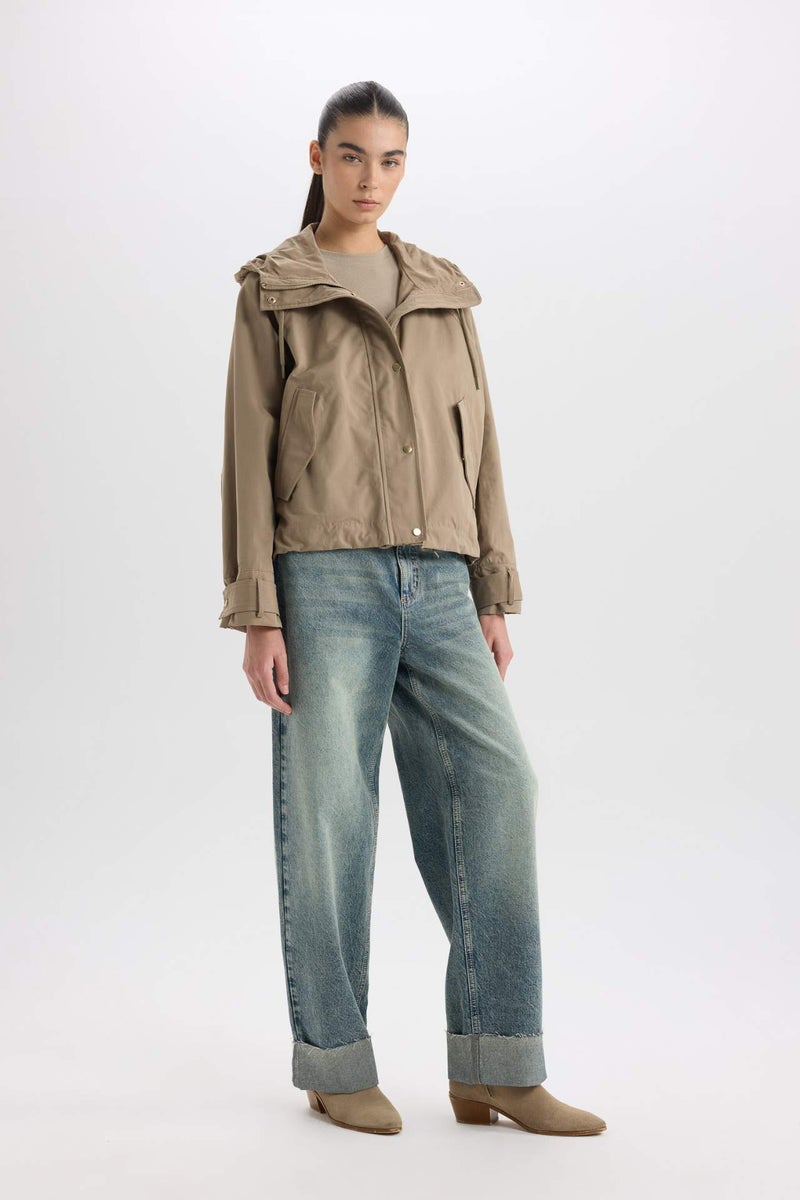 DeFacto Regular Fit Cotton Puffer Jacket - Image 2