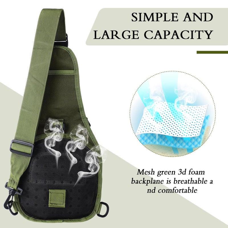 Sosation 134 Pcs Fishing Tool Fishing Tool and Equipment Gift for Adults, Hook Remover, Pliers Kit, Backpack Tackle Container with Tackle Included, Lures, Lip Gripper, Weigh Scale(Army Green) - Image 5