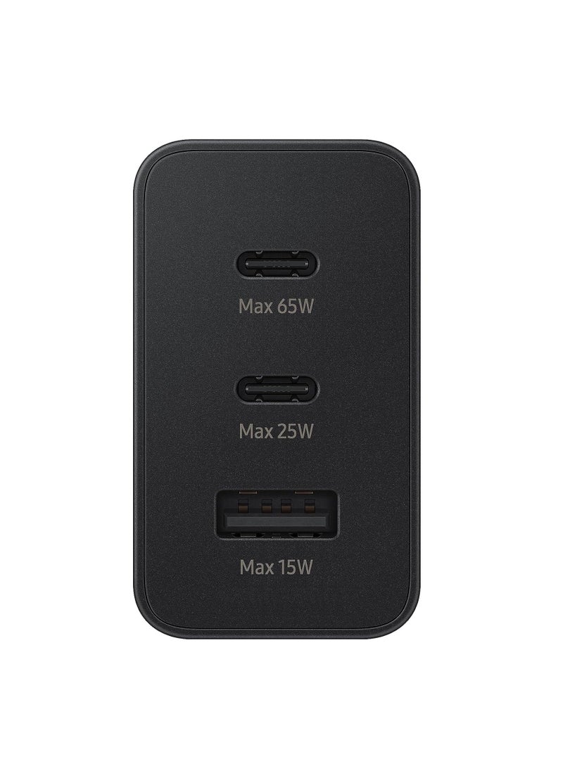 Replacement for Samsung Charger ,65W Galaxy Trio Super Fast 2.0 Universal Travel Adapter ,Charge 3 Devices at Once ,Includes 1m USB-C Cable, Fast Charger for Galaxy S24 Ultra/S23/S22/S21 and More (65w)