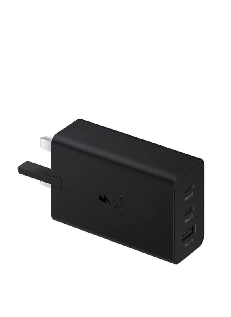Replacement for Samsung Charger ,65W Galaxy Trio Super Fast 2.0 Universal Travel Adapter ,Charge 3 Devices at Once ,Includes 1m USB-C Cable, Fast Charger for Galaxy S24 Ultra/S23/S22/S21 and More (65w)