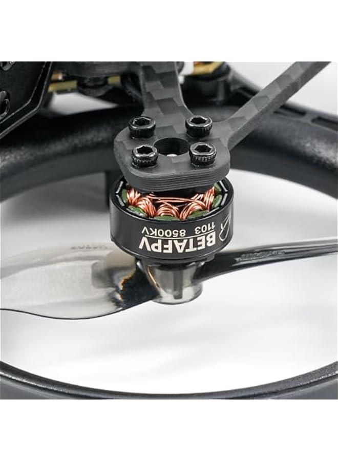 Arabest 4pcs 1103 8500KV Brushless Motor 3S FPV Drone Motor Compatible for F4 2-3S 20A AIO Flight Controller GF 2015 2-Blade Propeller Meteor85 Cetus X Pavo20 Quadcopter Frame  - Image 2