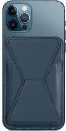 بولهاموبيل Polham Magsafe Wallet Case Card Holder with Stand for Iphone 12,13,14 Series, Ultra Thin Leather Magsafe