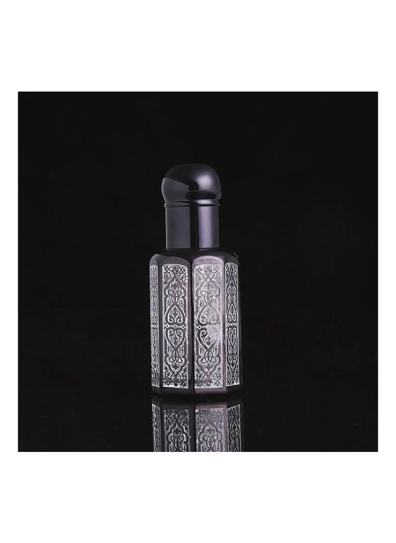 PARO OUD - 3ml Black 12pcs Fancy  Empty Glass Attar Bottle - Image 1