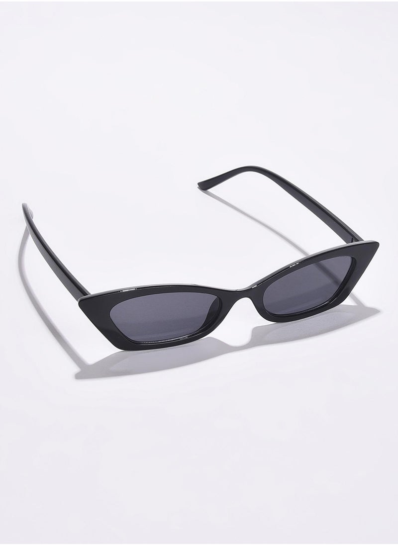Haute Sauce Black Lens Black Cateye Sunglasses  - Image 1