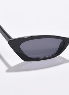 Haute Sauce Black Lens Black Cateye Sunglasses  - Image 2