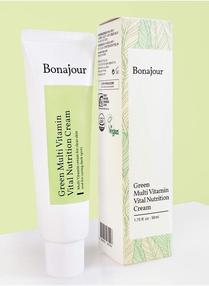BONAJOUR - Green Multi Vitamin Vital Nutritional Cream - Image 1
