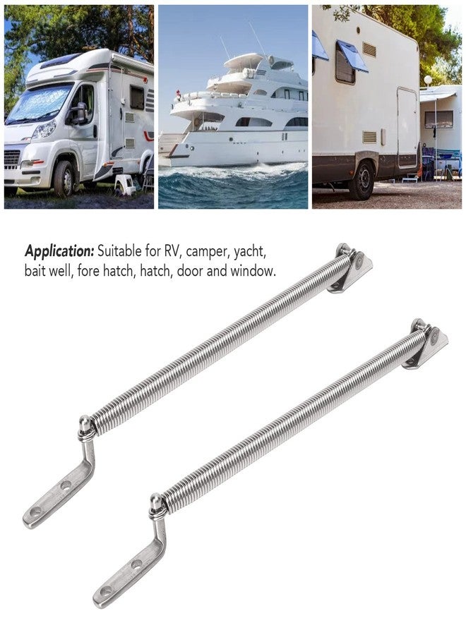 Acouto Boat Hatch Support Spring 8-1/4in 2pcs Hatch Lid Support Spring Adjuster 304 Stainless Steel Support Bar for Marine Yacht RV Door Lid - Image 4
