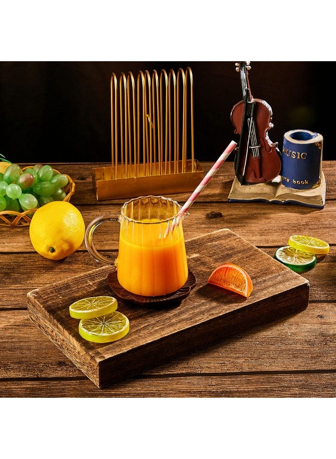 Leinuosen 2 Pcs Glass Pitcher Elegant Shaped Glass Creamer Pitcher Glass Tea Pitcher Coffee Milk Creamer Pitcher Creative Milk Frothing Pitcher Milk Frother Cup Creamer Jug (Wave Style,250 ml) - Image 5