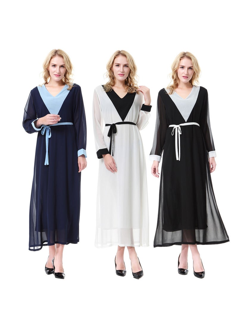 KUYING New Fashion Versatile Long sleeved Dress  - Image 2