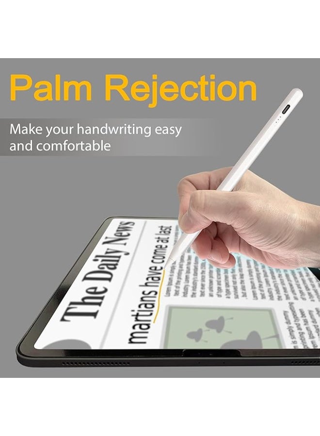 Stylus Pencil for iPad (2018–2025) – Fast Charging, Palm Rejection & Tilt Sensitivity – Magnetic USB-C Pen for Writing & Drawing – Compatible with iPad 6th–11th Gen, Air M2/M3, Pro M4/M5, Mini 5th–7th - Image 4