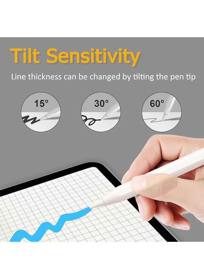 Stylus Pencil for iPad (2018–2025) – Fast Charging, Palm Rejection & Tilt Sensitivity – Magnetic USB-C Pen for Writing & Drawing – Compatible with iPad 6th–11th Gen, Air M2/M3, Pro M4/M5, Mini 5th–7th - Image 3