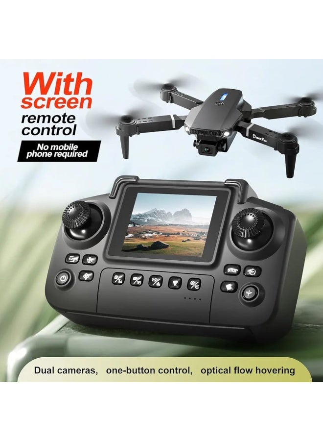 E88 Drone with Screen Controller, Altitude Hold, One Key Take Off/Landing, Active Obstacle Avoidance. with Black Outdoor Carrying Case - Image 5