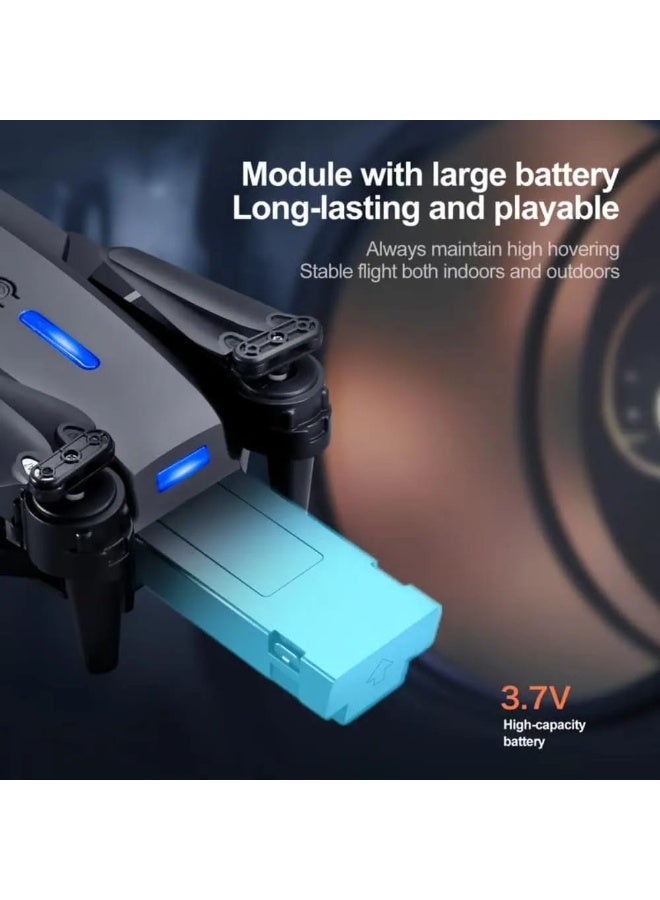 E88 Drone with Screen Controller, Altitude Hold, One Key Take Off/Landing, Active Obstacle Avoidance. with Black Outdoor Carrying Case - Image 4