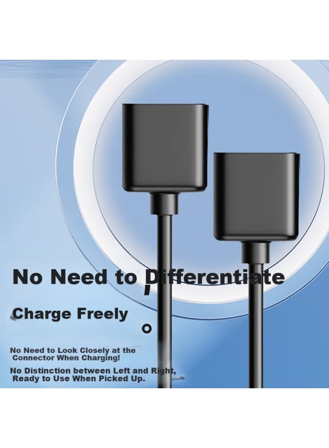 trendsetter كابل شحن تريندسيتير لنظارات هواوي Evi-Cg010 كابل بيانات مغناطيسي خط شاحن واحد يسحب اثنين ملحقات - Image 2