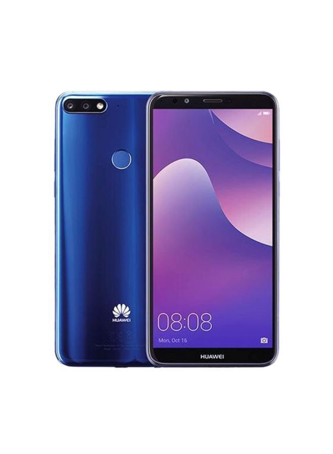 NIBEMINENT Tempered Glass Screen Protector For Huawei Y7 Prime (2018) Clear 