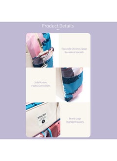 insular Insular Portable Diaper Bag, Handbag Mummy Bag, Travel Bag for Newborn Infant Necessities Supplements  - Image 5