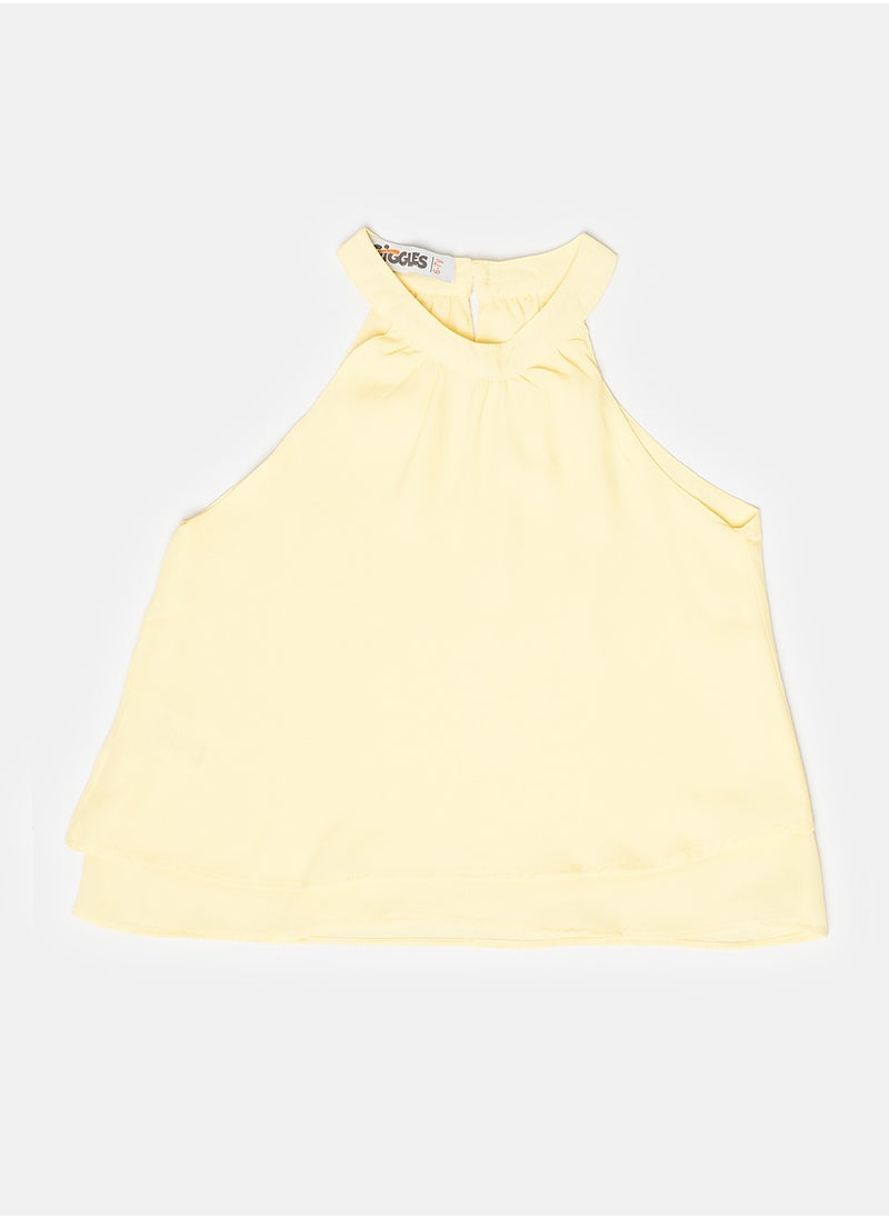 giggles - BLOUSE Yellow Kids Girls - Image 1