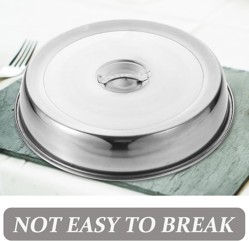 FUOYLOO Stainless Steel Steak Cover Protective Food Cover Sturdy Construction and Oilproof Feature for Home and Restaurant - Image 4
