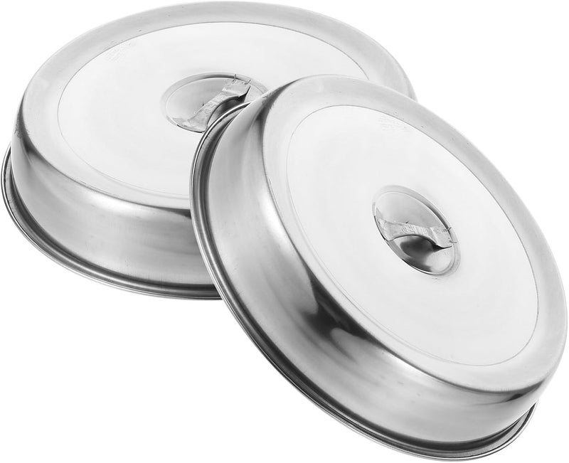 FUOYLOO Stainless Steel Steak Cover Protective Food Cover Sturdy Construction and Oilproof Feature for Home and Restaurant - Image 1