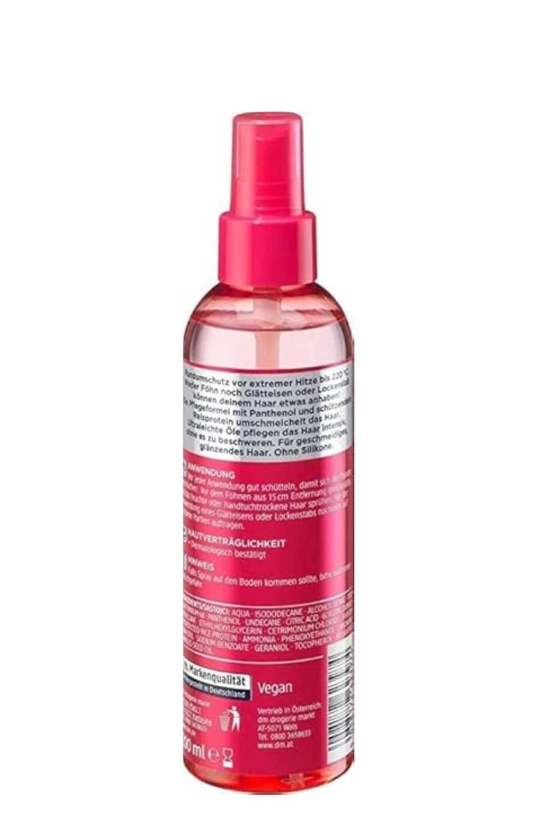 Balea Heat Protection Spray 2-phase - Protects The Hair And Nourishes It - 200 Ml - Image 2
