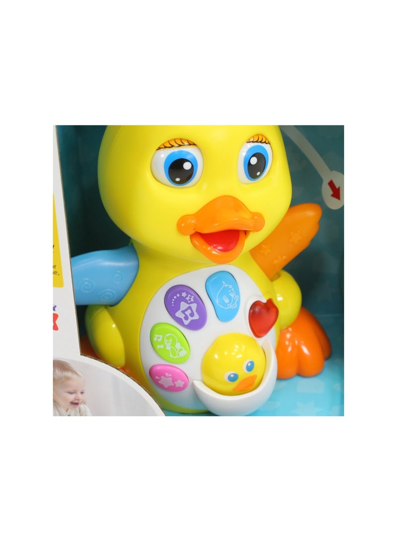 هولا لعبة البطة الراقصة من Hola Toys (مع أضواء وموسيقى) - Image 3